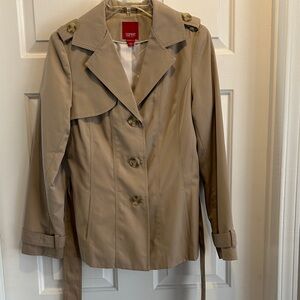Esprit Beige Trench Coat with Button Details